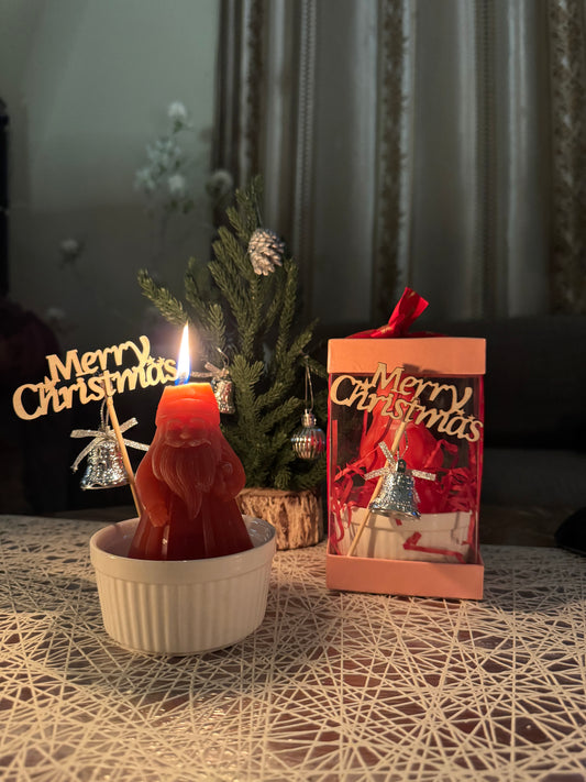 Santa Claus Candle Gift Box